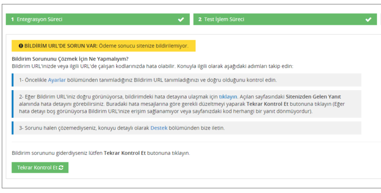 PayTR bildirim URL nedir?